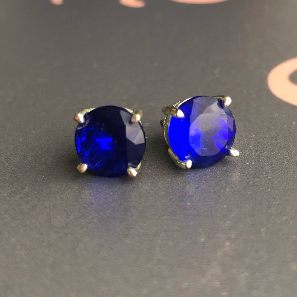 Juicy Couture Blue Stud Earrings